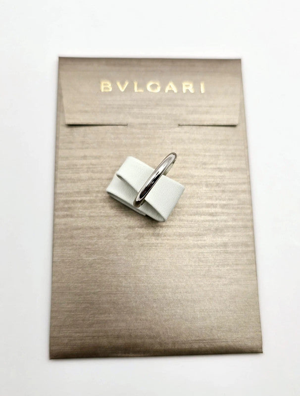 Bvlgari - Platinum Fedi Ring - Size 54