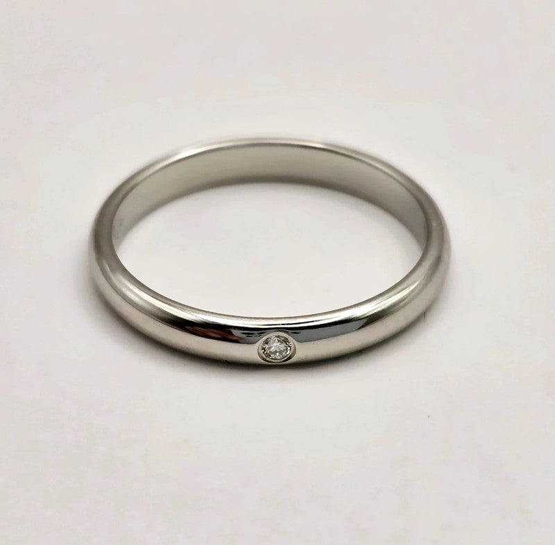 Cartier - Platinum 1895 Ring With Diamond - Size 48