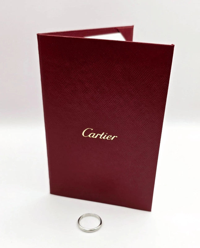 Cartier - Platinum 1895 Ring With Diamond - Size 48