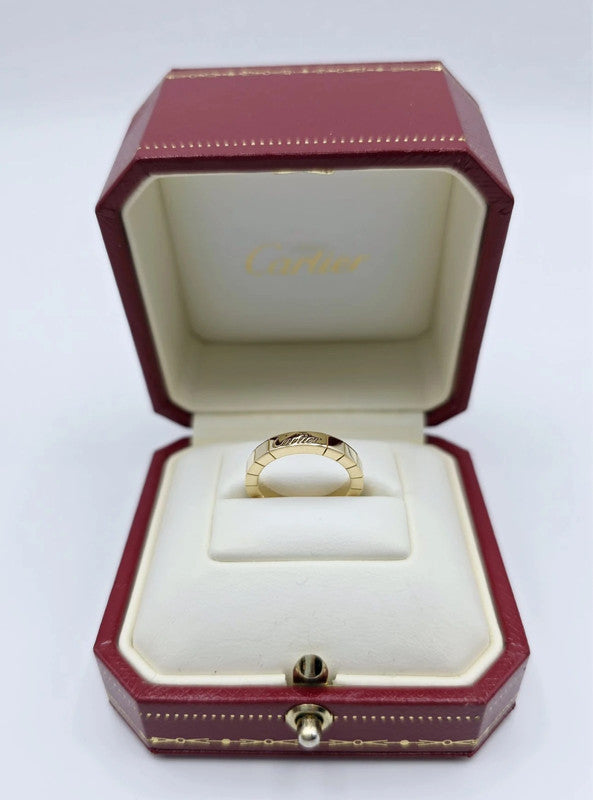 Cartier - 18ct. Yellow Gold Lanières Ring - Size 47