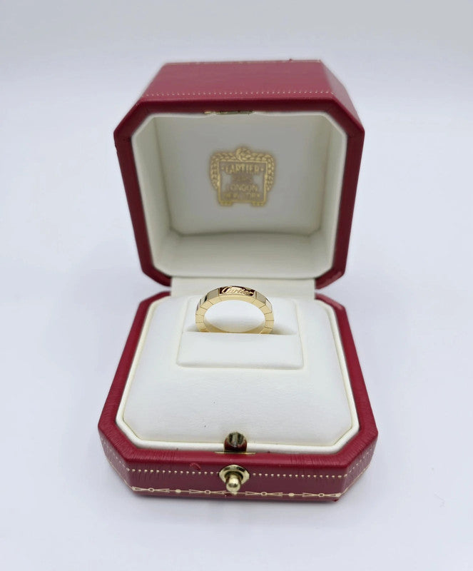 Cartier - 18ct. Yellow Gold Lanières Ring - Size 49