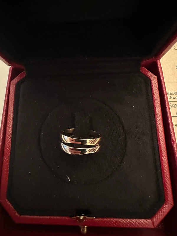 Cartier - 18ct. Gold Love Me Ring Set - Size 48