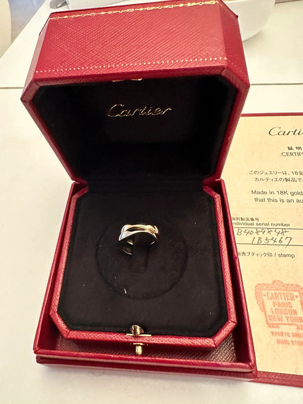 Cartier - 18ct. Gold Love Me Ring Set - Size 48