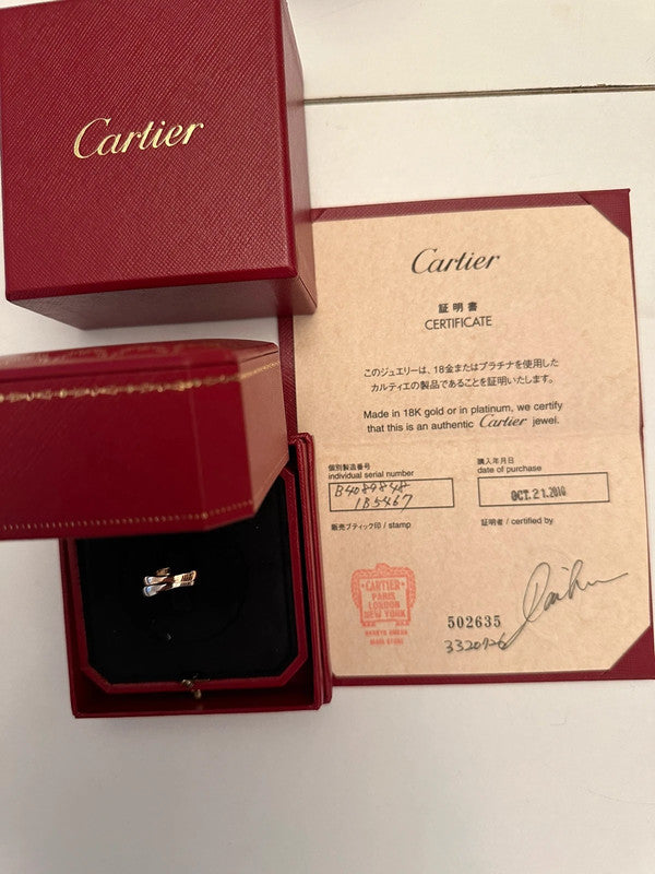 Cartier - 18ct. Gold Love Me Ring Set - Size 48