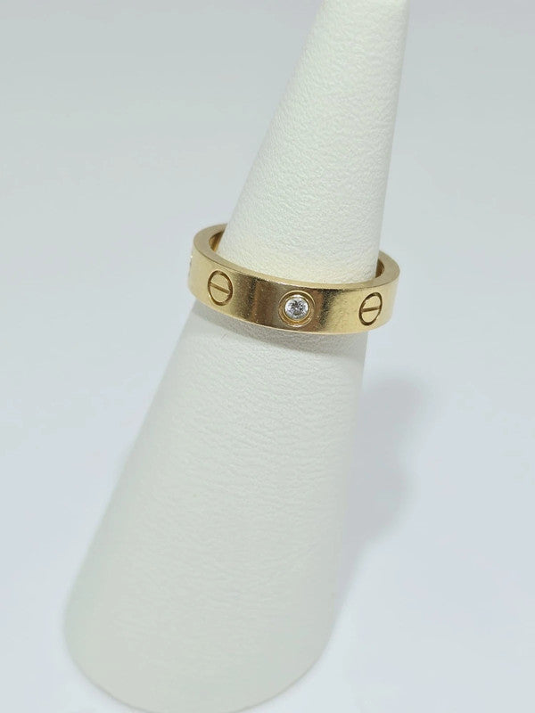 Cartier - 18ct. Yellow Gold Mini Love Ring - Size 47