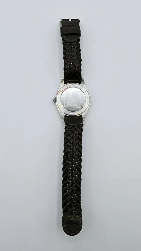 DoDo - Unisex Watch - Brown Woven Leather Strap