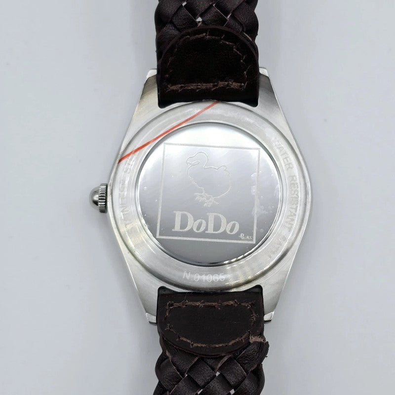 DoDo - Unisex Watch - Brown Woven Leather Strap