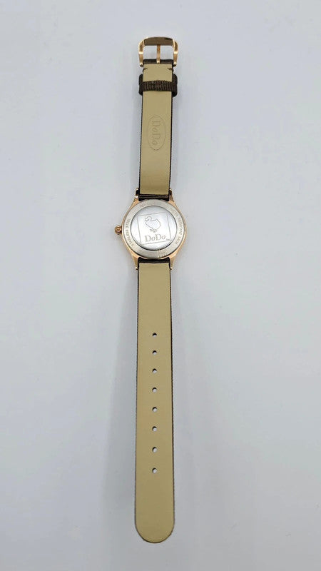 DoDo - Unisex Watch - Brown Leather Strap