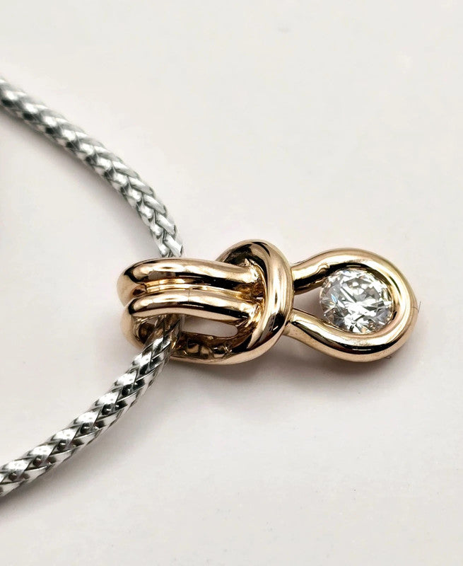 Forevermark - 18ct. Rose Gold Encordia Pendant with Diamond