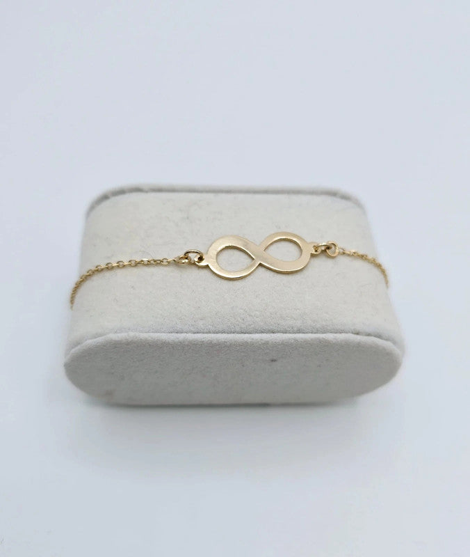 Tesoro Di Milano - 18kt Yellow Gold Handmade Infinity Bracelet