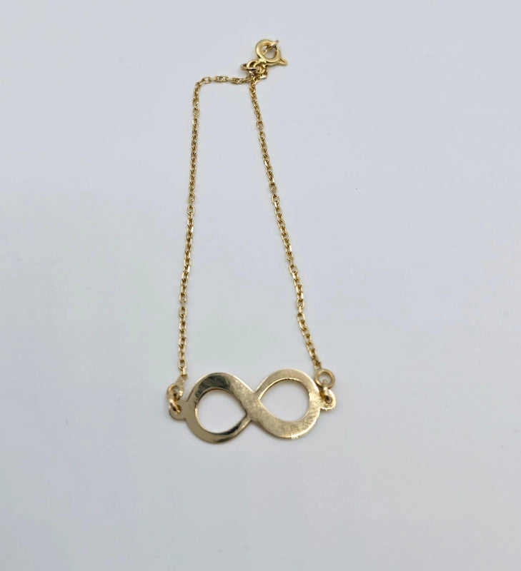 Tesoro Di Milano - 18kt Yellow Gold Handmade Infinity Bracelet