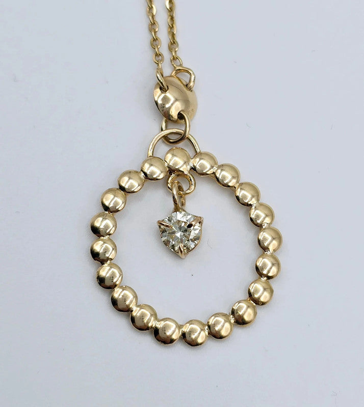 Tesoro Di Milano - 18ct. Golden Necklace with Diamond