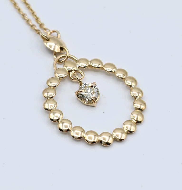 Tesoro Di Milano - 18ct. Golden Necklace with Diamond