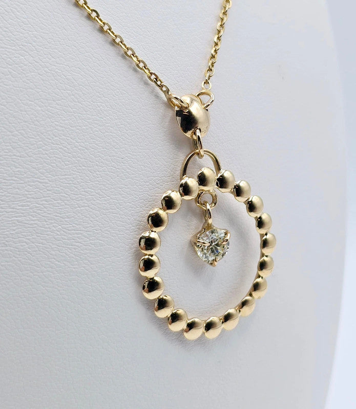 Tesoro Di Milano - 18ct. Golden Necklace with Diamond