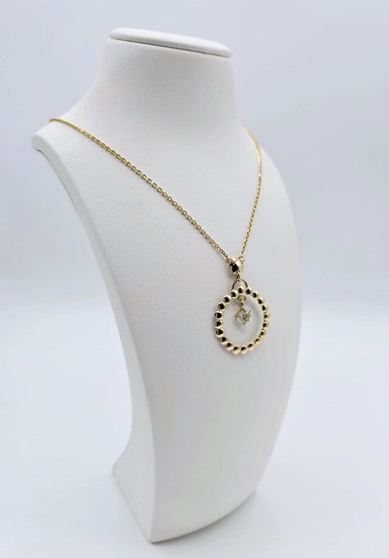 Tesoro Di Milano - 18ct. Golden Necklace with Diamond