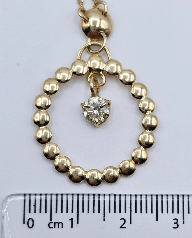 Tesoro Di Milano - 18ct. Golden Necklace with Diamond