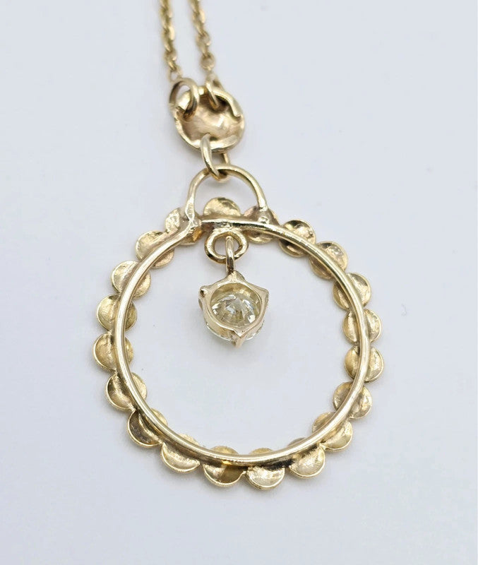 Tesoro Di Milano - 18ct. Golden Necklace with Diamond