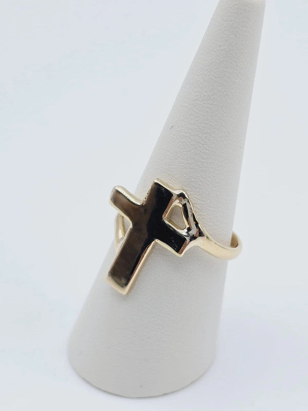 Tesoro Di Milano - 18ct Cross Ring - Size 60