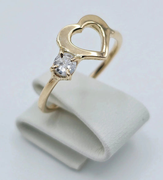 Tesoro Di Milano - 18ct Heart Ring - Size 58