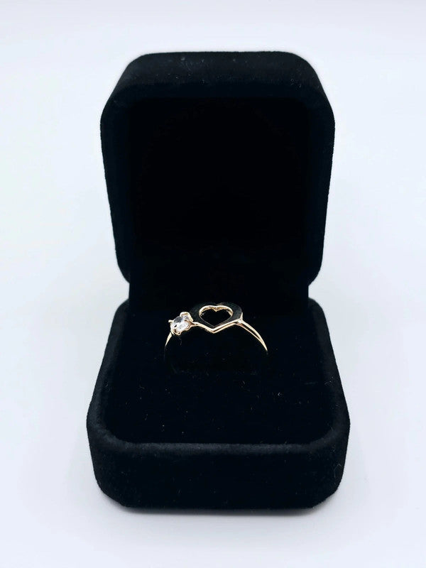 Tesoro Di Milano - 18ct Heart Ring - Size 58