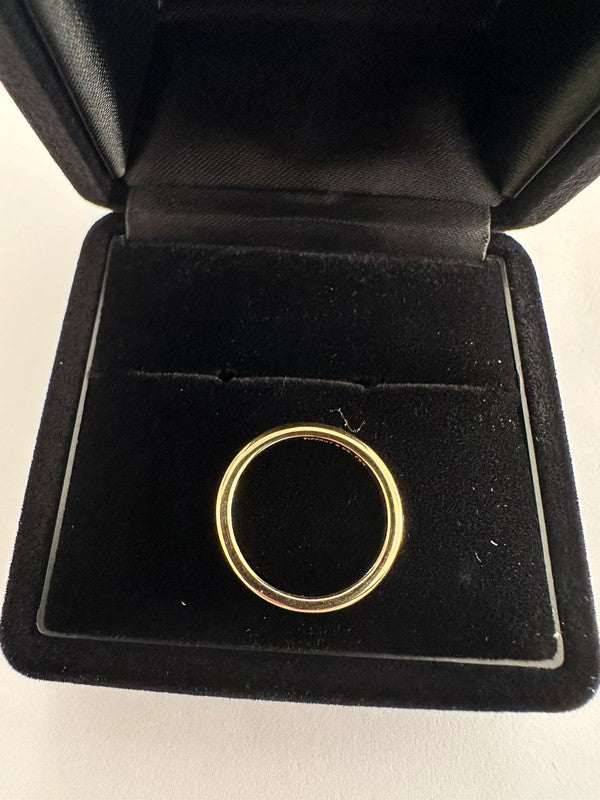 Tiffany & Co. - 18ct. Gold Band Ring- Size 48