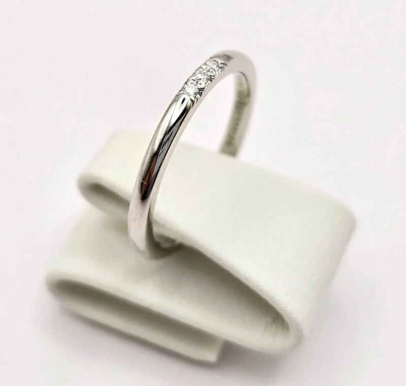 Tiffany & Co. - Platinum Forever Ring with Diamonds - Size 44