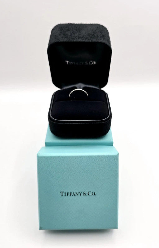 Tiffany & Co. - Platinum Forever Ring with Diamonds - Size 49