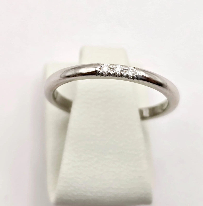 Tiffany & Co. - Platinum Forever Ring with Diamonds - Size 44