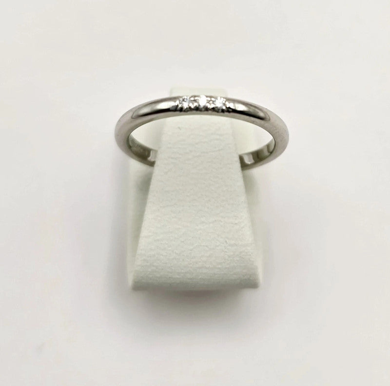 Tiffany & Co. - Platinum Forever Ring with Diamonds - Size 44