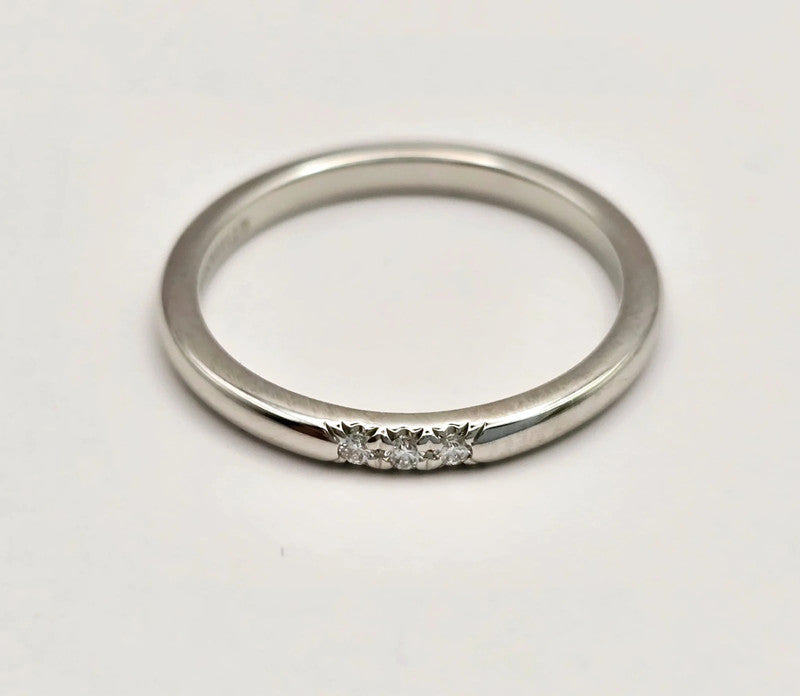 Tiffany & Co. - Platinum Forever Ring with Diamonds - Size 44