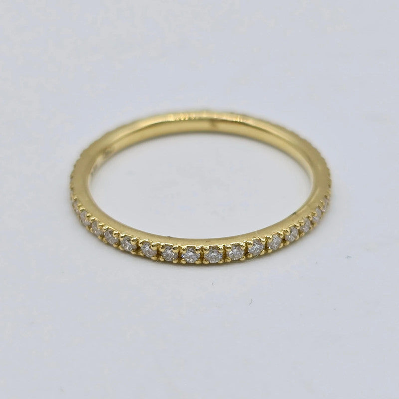 Zoccai - 18ct. Yellow Golden Ring with Diamonds - Size 54