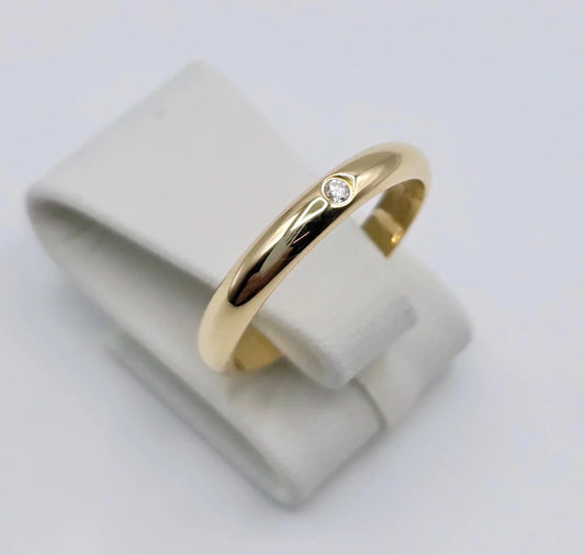 Cartier - 18ct. Yellow Gold 1895 Ring with Diamond - Size 45