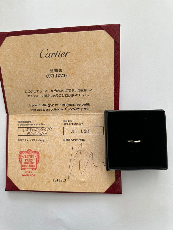 Cartier - Platinum 1895 Ring - Size 48