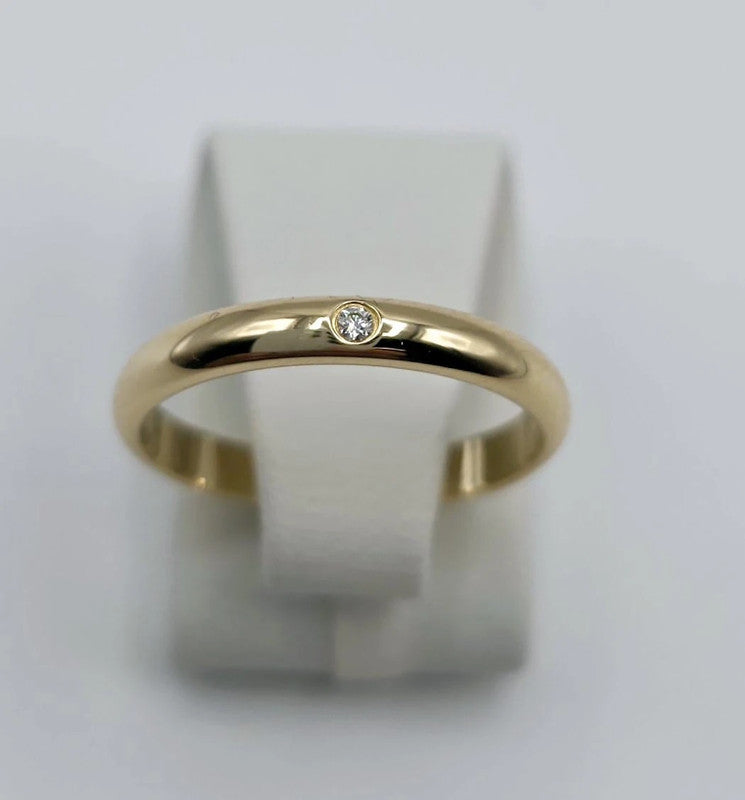 Cartier - 18ct. Yellow Gold Ring 1895 with Diamond - Size 49