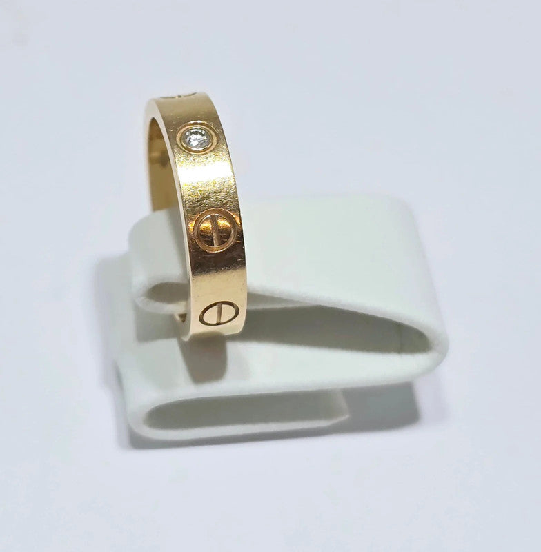 Cartier - 18ct. Yellow Gold Mini Love Ring - Size 47